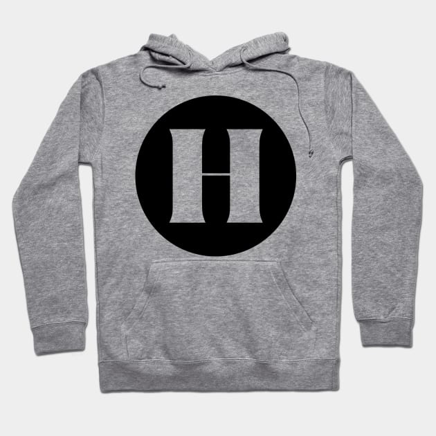 H (Letter Initial Monogram) Hoodie by n23tees